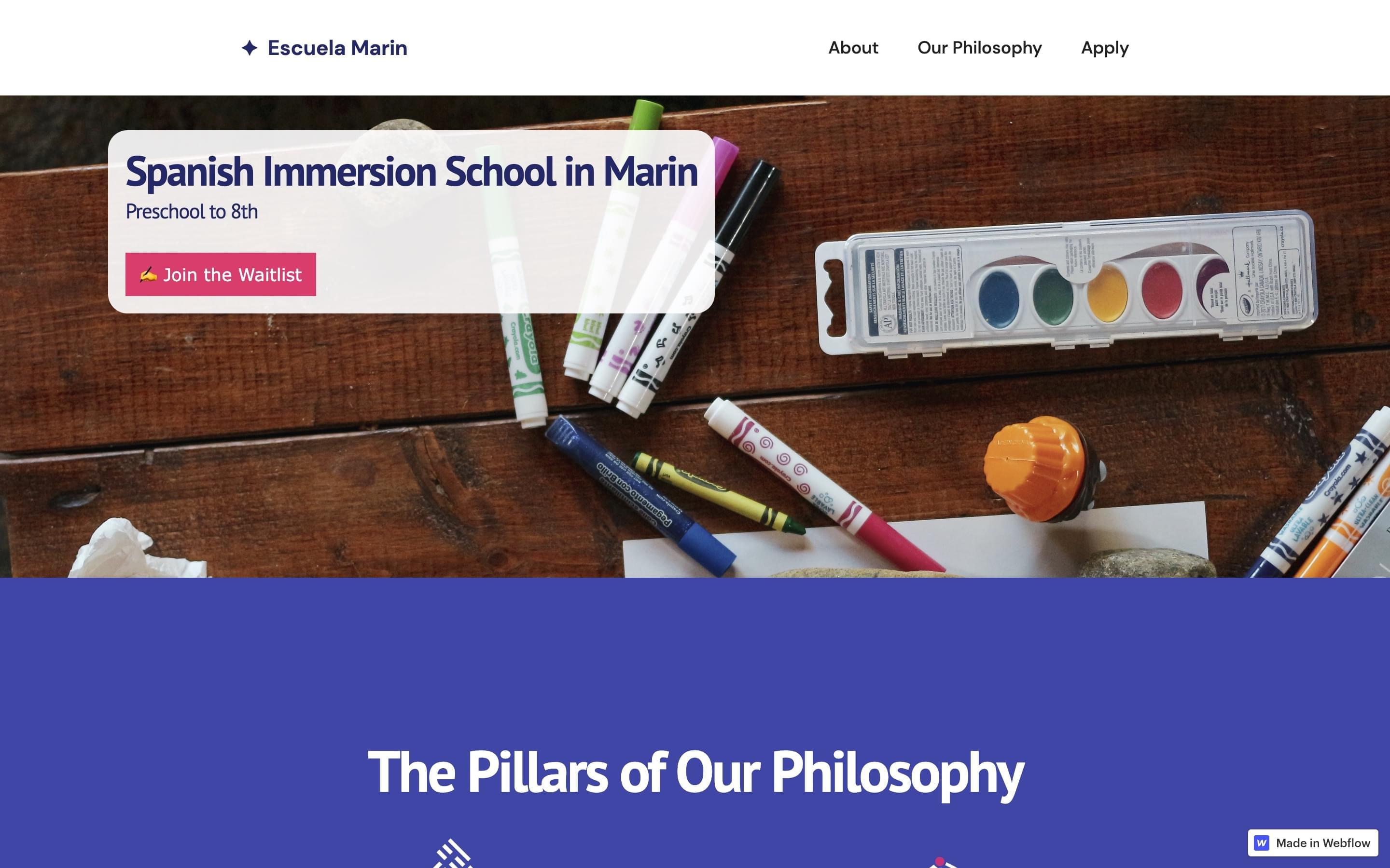 Escuela Marin Homepage